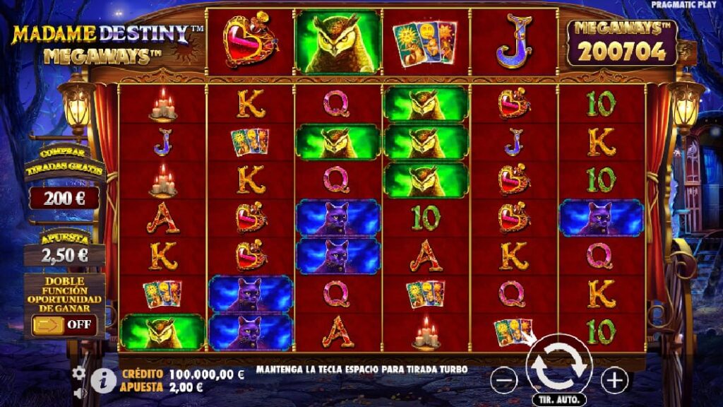 Madame Destiny Megaways